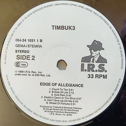 Timbuk 3 : Edge Of Allegiance (LP, Album)