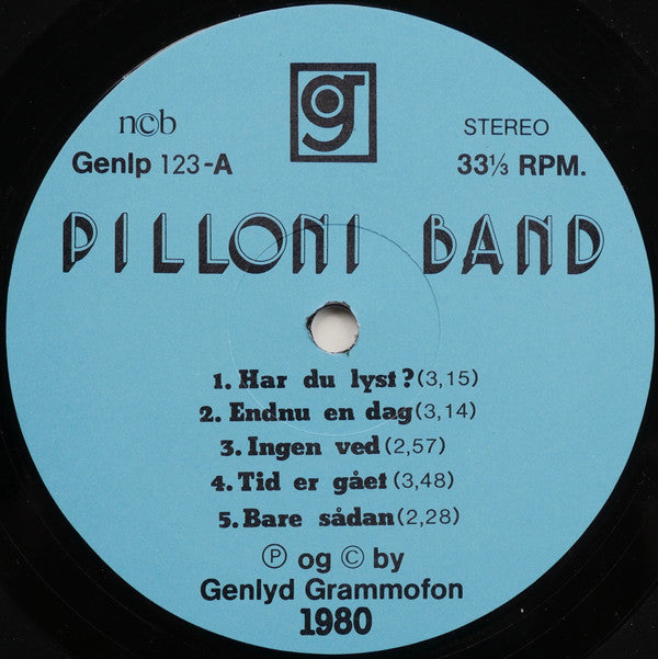 Pilloni Band : Pilloni Band (LP, Album)