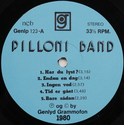 Pilloni Band : Pilloni Band (LP, Album)