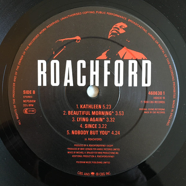 Roachford : Roachford (LP, Album)