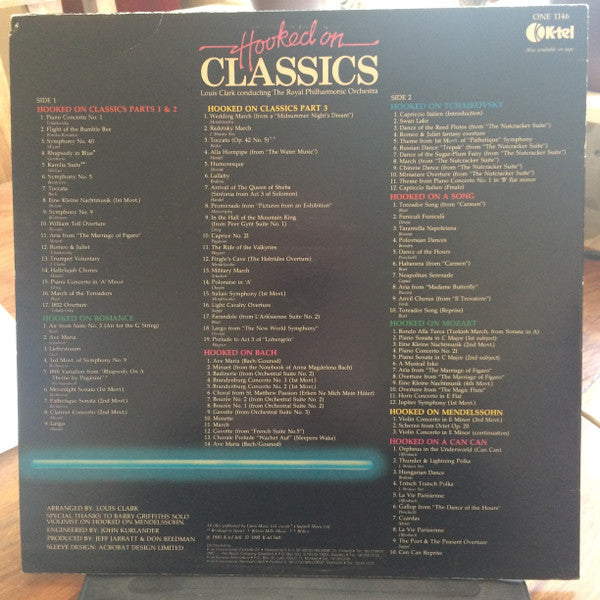 Louis Clark Conducting The Royal Philharmonic Orchestra : Hooked On Classics (LP)