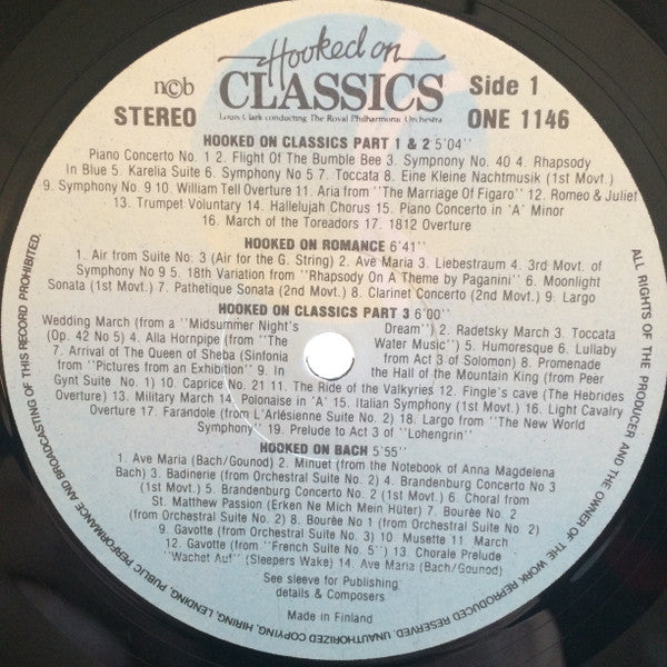 Louis Clark Conducting The Royal Philharmonic Orchestra : Hooked On Classics (LP)