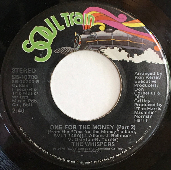 The Whispers : One For The Money (7")