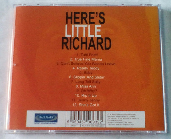 Little Richard : Here's Little Richard (CD, Album, Mono, RE)