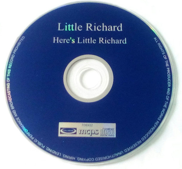 Little Richard : Here's Little Richard (CD, Album, Mono, RE)