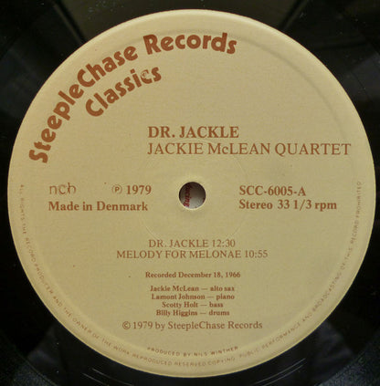 Jackie McLean Quartet : Dr. Jackle (LP, Album)