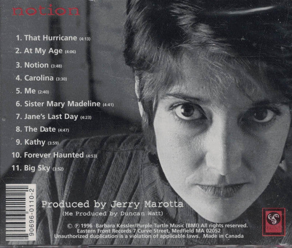 Barbara Kessler : Notion (CD)