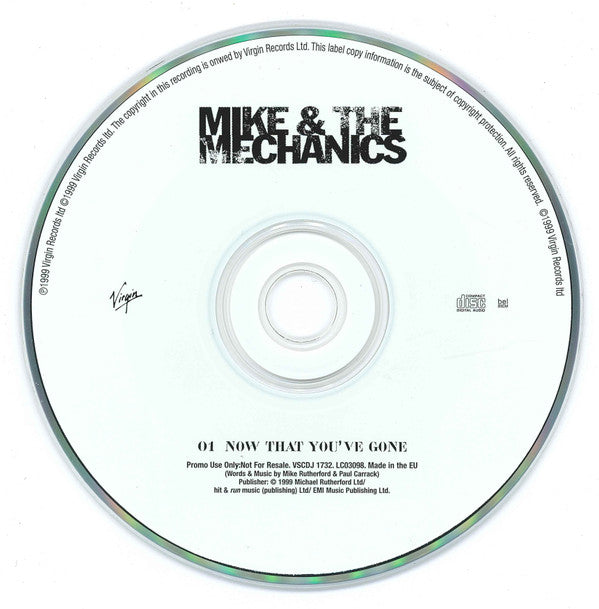 Mike & The Mechanics : Now That You've Gone (CD, Single, Promo, Car)