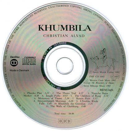 Christian Alvad : Khumbila (CD, Album)