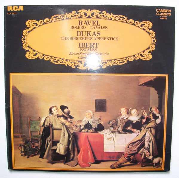 Maurice Ravel / Paul Dukas / Jacques Ibert / Boston Symphony Orchestra, Charles Munch : Bolero / La Valse / The Sorcerer's Apprentice / Escales (LP, Comp, RE)