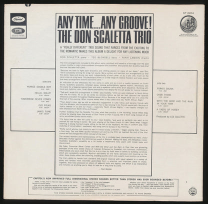 The Don Scaletta Trio : Any Time... Any Groove! (LP, Album)