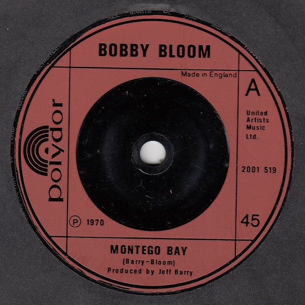 Bobby Bloom : Montego Bay (7", Single, RE)