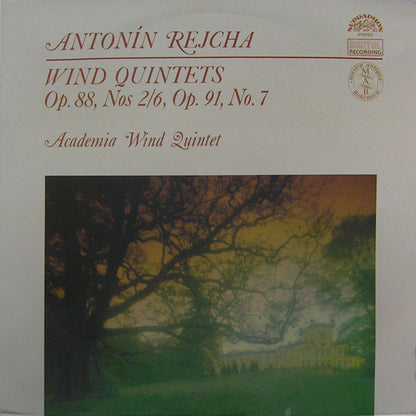 Anton Reicha | Academia Wind Quintet Prague : Wind Quintets Op. 88, Nos 2/6, Op. 91, No. 7 (LP, Album)