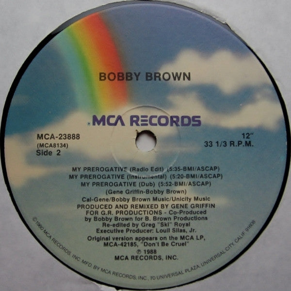 Bobby Brown : My Prerogative (12")