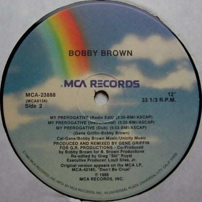 Bobby Brown : My Prerogative (12")