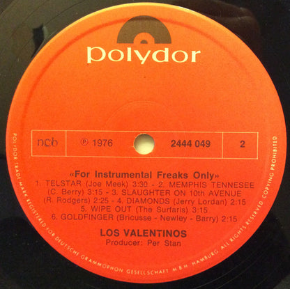 Los Valentinos : For Instrumental Freaks Only (LP, Comp)