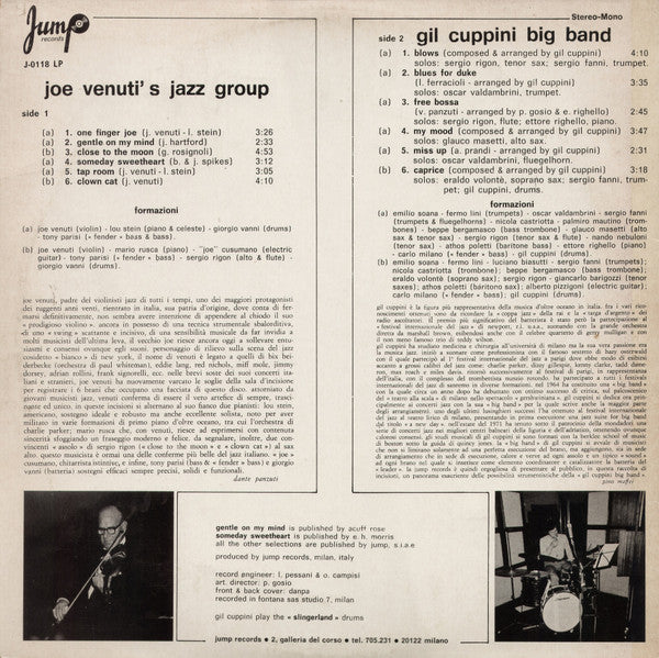 Joe Venuti's Jazz Group / Gil Cuppini Big Band : Joe Venuti Jazz Group/ Gil Cuppini Big Band (LP, Album)