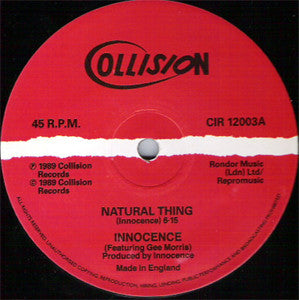 Innocence Featuring Gee Morris : Natural Thing (12")