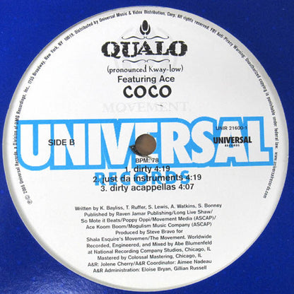 Qualo Feat. Ace : Coco (12")