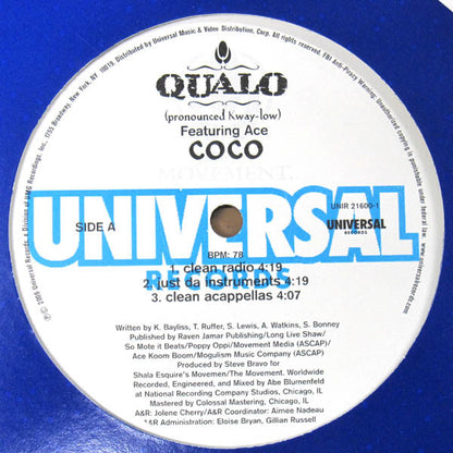 Qualo Feat. Ace : Coco (12")