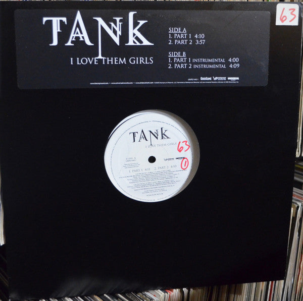 Tank (4) : I Love Them Girls (12", Promo)