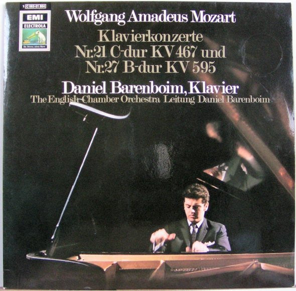 Wolfgang Amadeus Mozart, Daniel Barenboim, English Chamber Orchestra, Daniel Barenboim : Klavierkonzerte Nr. 21 C-dur KV 467 Und Nr. 27 B-dur KV 595 (LP)