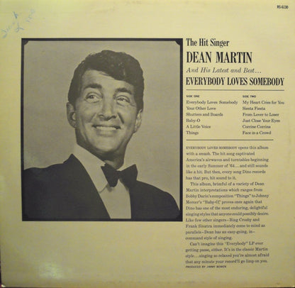 Dean Martin : Everybody Loves Somebody (LP, Album)