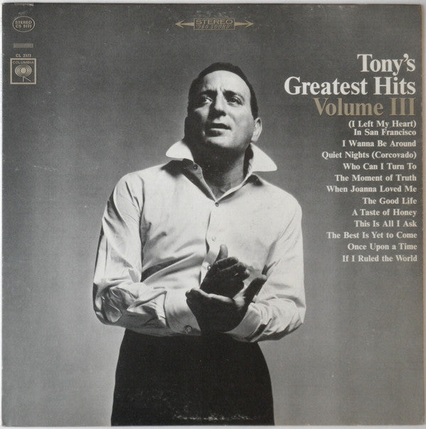 Tony Bennett : Tony's Greatest Hits Volume III (LP, Comp)