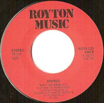 Spargo : So Funny (7", Single)