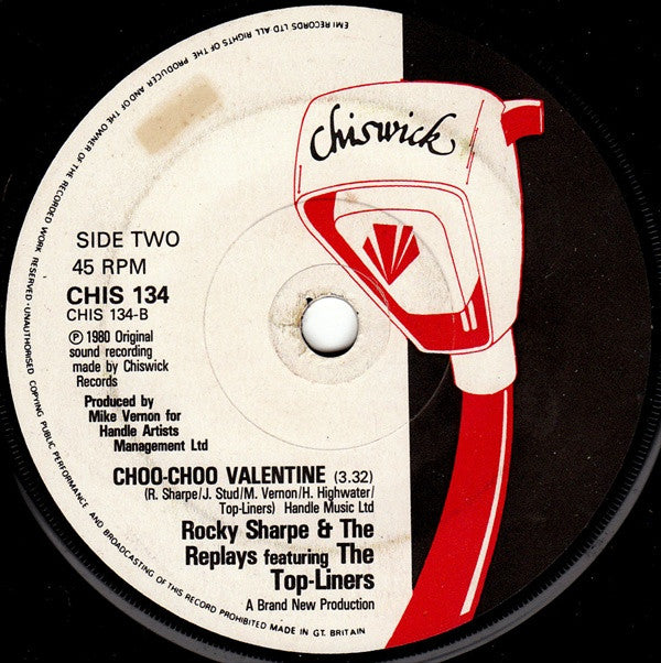 Rocky Sharpe & The Replays Featuring The Top Liners : You're The One (7", Single, Sol)