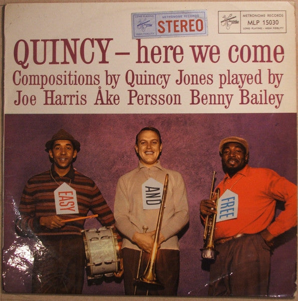 Joe Harris (3), Åke Persson & Benny Bailey : Quincy - Here We Come (LP)