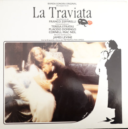 Giuseppe Verdi - James Levine (2), The Metropolitan Opera House Orchestra And Metropolitan Opera Chorus : La Traviata - Original Soundtrack (2xLP, Album, Gat)