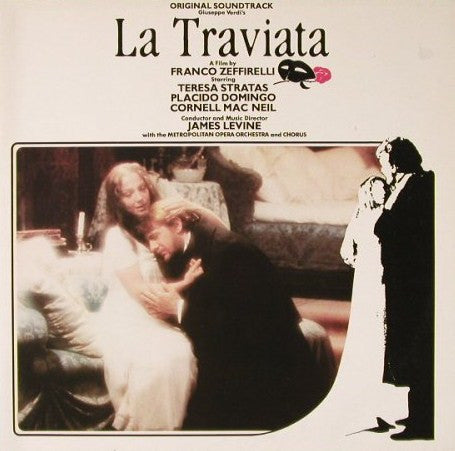 Giuseppe Verdi - James Levine (2), The Metropolitan Opera House Orchestra And Metropolitan Opera Chorus : La Traviata - Original Soundtrack (2xLP, Album, Gat)