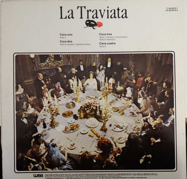 Giuseppe Verdi - James Levine (2), The Metropolitan Opera House Orchestra And Metropolitan Opera Chorus : La Traviata - Original Soundtrack (2xLP, Album, Gat)