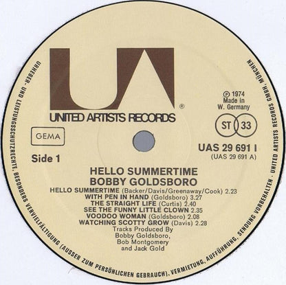 Bobby Goldsboro : Hello Summertime (LP, Comp)