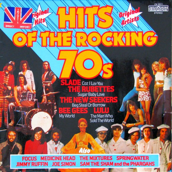 Various : Hits Of The Rocking 70s (LP, Comp, RE, Ora)