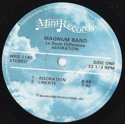 Magnum Band : La Seule Difference (Adoration) (LP, Album)