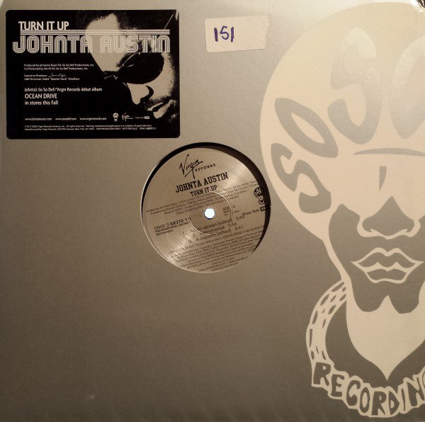 Johnta Austin : Turn It Up (12", Promo)