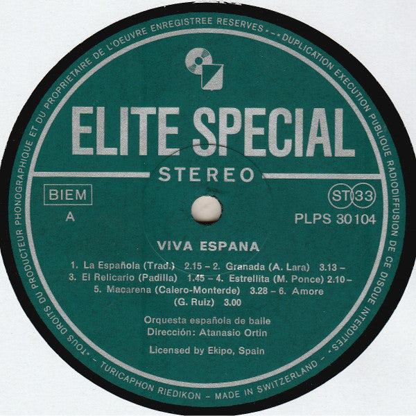 Orquesta Española De Baile : Viva España (LP)