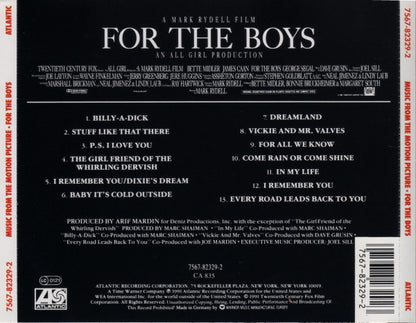 Bette Midler : For The Boys - Music From The Motion Picture (CD, Album)