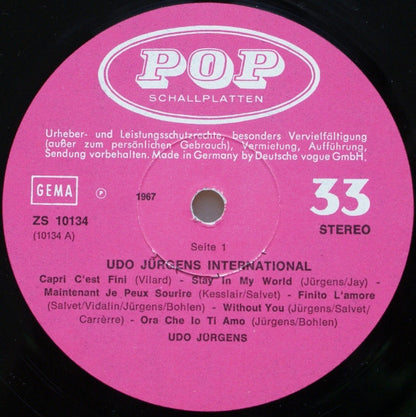 Udo Jürgens : International (LP, Comp)