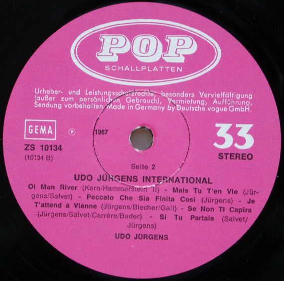 Udo Jürgens : International (LP, Comp)