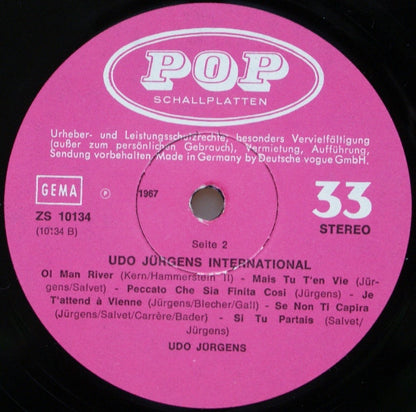 Udo Jürgens : International (LP, Comp)