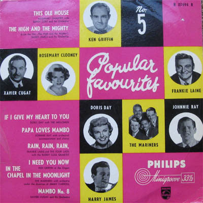 Various : Popular Favourites No. 5 (10", Comp, Mono)