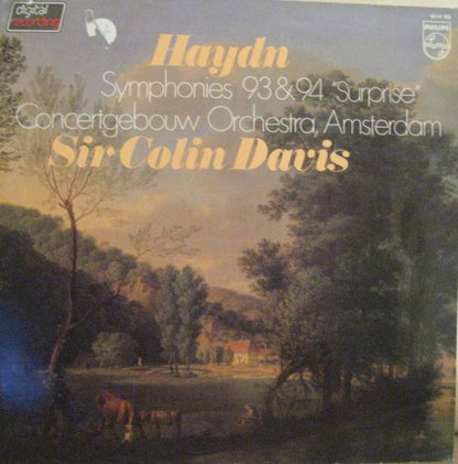 Joseph Haydn / Concertgebouworkest, Sir Colin Davis : Symphonies 93 & 94 "Surprise" (LP, dig)