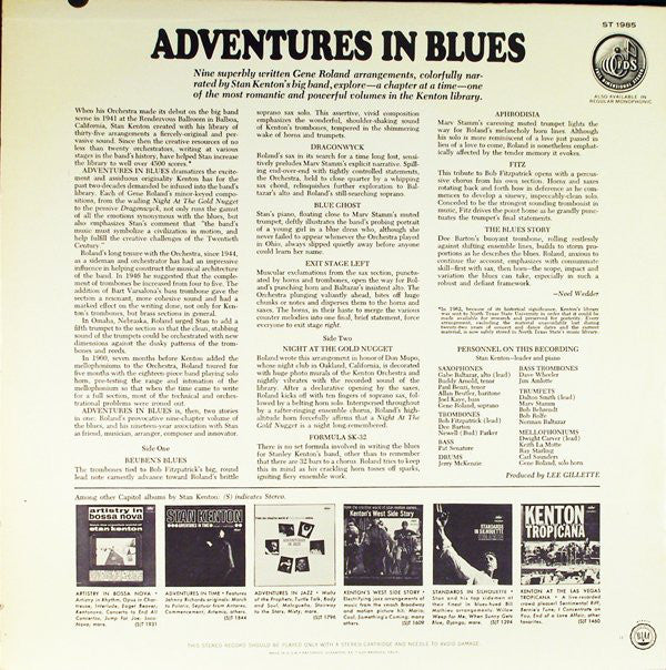 Stan Kenton : Adventures In Blues (LP, Album)