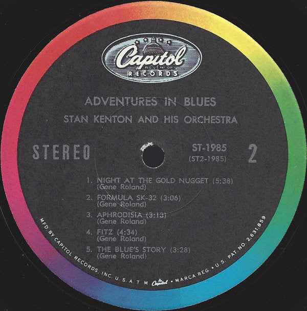 Stan Kenton : Adventures In Blues (LP, Album)