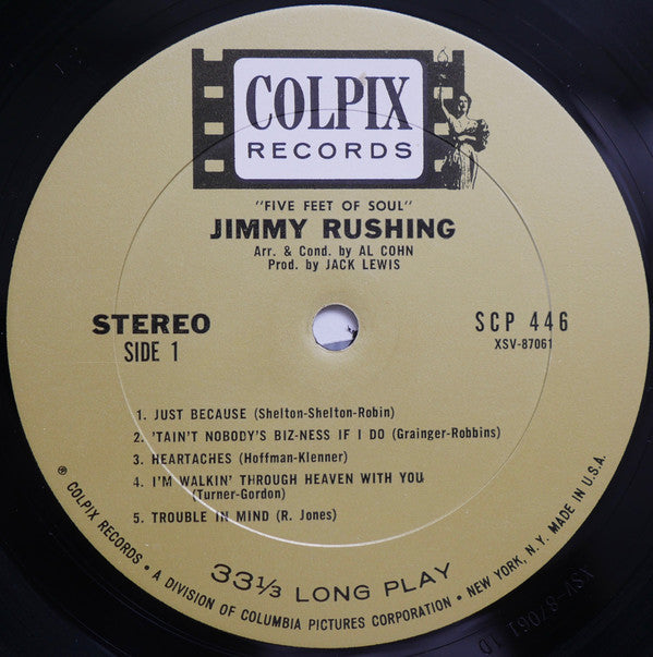 Jimmy Rushing : Five Feet Of Soul (LP, Album)