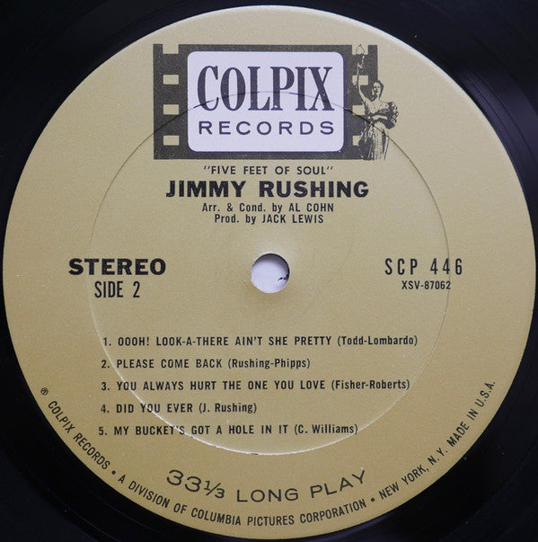 Jimmy Rushing : Five Feet Of Soul (LP, Album)