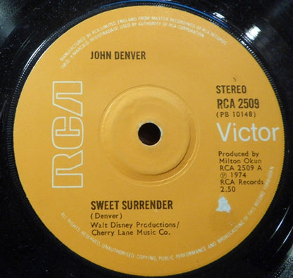 John Denver : Sweet Surrender (7", Single)